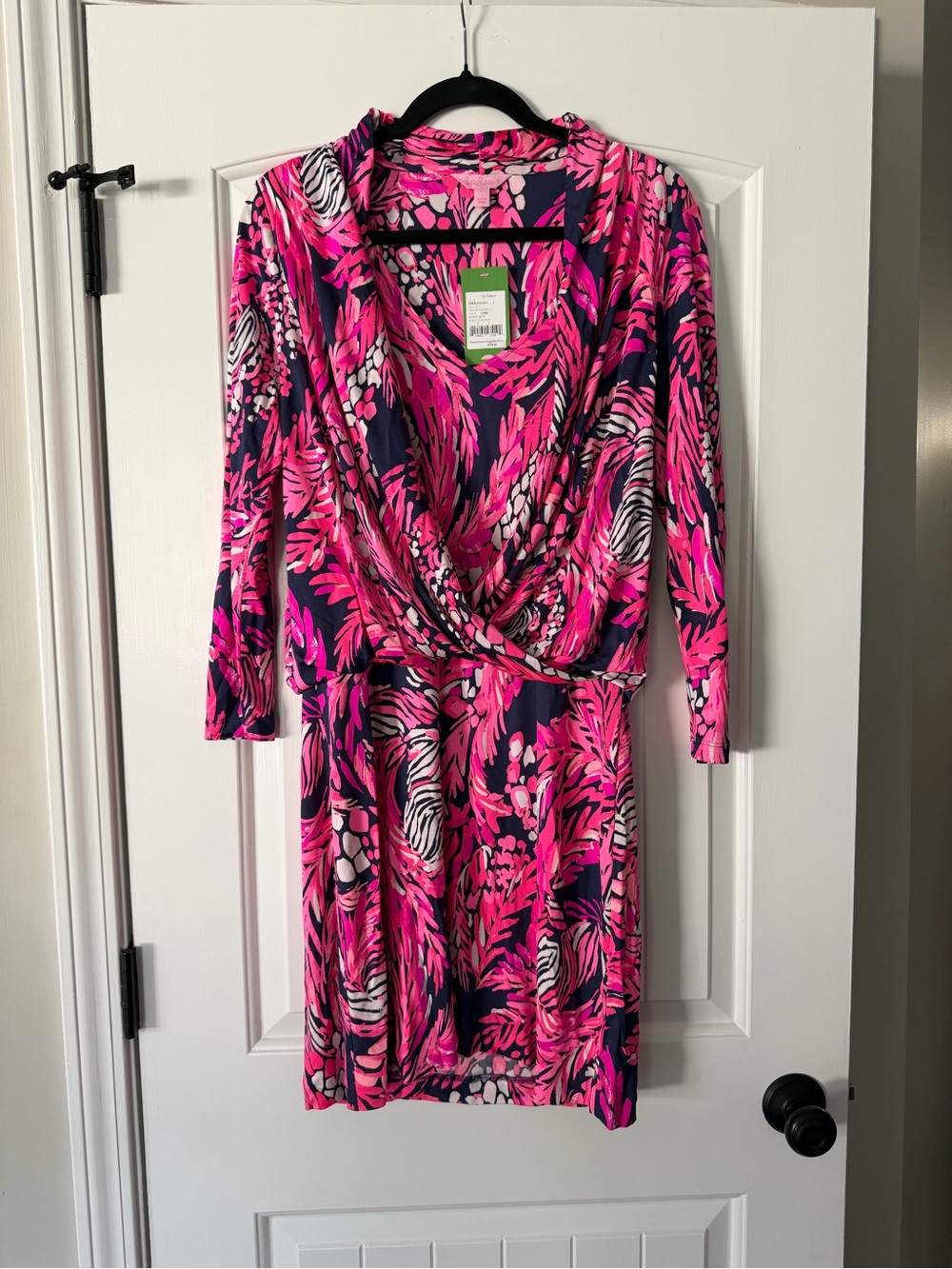 NWT Lilly Pulitzer Felizia Silk Dress size Large - original retail $258